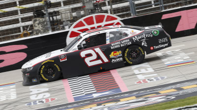 The NASCAR Xfinity Series teams take to the track for the O'Reilly Auto Parts 300 at Texas Motor Speedway in Fort Worth, Texas.