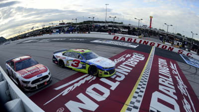 DARLINGTON, SOUTH CAROLINA - MAY 17: Austin Dillon, driver of the #3 Symbicort Chevrolet,  during the NASCAR Cup Series The Real Heroes 400 at Darlington Raceway on May 17, 2020 in Darlington, South Carolina. NASCAR resumes the season after the nationwide lockdown due to the ongoing coronavirus (COVID-19). (Photo by Jared C. Tilton/Getty Images) | Getty Images