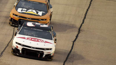 DARLINGTON, SOUTH CAROLINA - MAY 20: Austin Dillon, driver of the #3 DOW/Keep America Beautiful Chevrolet, leads Tyler Reddick, driver of the #8 Caterpillar Chevrolet, during the NASCAR Cup Series Toyota 500 at Darlington Raceway on May 20, 2020 in Darlington, South Carolina. (Photo by Jared C. Tilton/Getty Images) | Getty Images