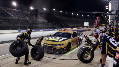 DARLINGTON, SOUTH CAROLINA - MAY 20: Tyler Reddick, driver of the #8 Caterpillar Chevrolet, pits during the NASCAR Cup Series Toyota 500 at Darlington Raceway on May 20, 2020 in Darlington, South Carolina. (Photo by Chris Graythen/Getty Images) | Getty Images