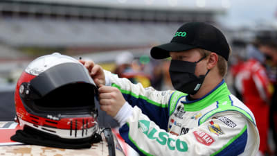 CONCORD, NORTH CAROLINA - MAY 24: Tyler Reddick, driver of the #8 Alsco Uniforms Chevrolet, stands on the grid during qualifying for the NASCAR Cup Series Coca-Cola 600 at Charlotte Motor Speedway on May 24, 2020 in Concord, North Carolina. (Photo by Chris Graythen/Getty Images) | Getty Images