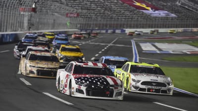 CONCORD, NORTH CAROLINA - MAY 24: Austin Dillon, driver of the #3 Coca-Cola Chevrolet, leads a pack of cars during the NASCAR Cup Series Coca-Cola 600 at Charlotte Motor Speedway on May 24, 2020 in Concord, North Carolina. (Photo by Jared C. Tilton/Getty Images) | Getty Images