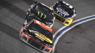 CONCORD, NORTH CAROLINA - MAY 28: Austin Dillon, driver of the #3 Bass Pro Shops/Tracker Off Road Chevrolet, leads a pack of cars during the NASCAR Cup Series Alsco Uniforms 500 at Charlotte Motor Speedway on May 28, 2020 in Concord, North Carolina. (Photo by Jared C. Tilton/Getty Images) | Getty Images