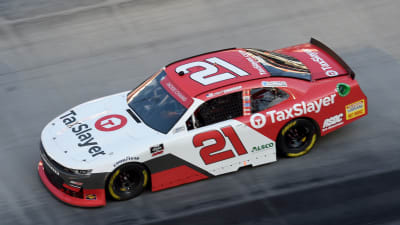 BRISTOL, TENNESSEE - JUNE 01: Myatt Snider, driver of the #21 TaxSlayer Chevrolet, drives during the NASCAR Xfinity Series Cheddar's 300 presented by Alsco at Bristol Motor Speedway on June 01, 2020 in Bristol, Tennessee. (Photo by Jared C. Tilton/Getty Images) | Getty Images