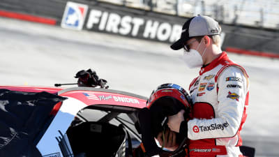BRISTOL, TENNESSEE - JUNE 01: Myatt Snider, driver of the #21 TaxSlayer Chevrolet, prepares for the NASCAR Xfinity Series Cheddar's 300 presented by Alsco at Bristol Motor Speedway on June 01, 2020 in Bristol, Tennessee. (Photo by Jared C. Tilton/Getty Images) | Getty Images