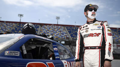 DARLINGTON, SOUTH CAROLINA - SEPTEMBER 05: Anthony Alfredo, driver of the #21 Blue Otter Polarized Chevrolet, waits on the grid prior to the NASCAR Xfinity Series Sport Clips Haircuts VFW 200 at Darlington Raceway on September 05, 2020 in Darlington, South Carolina. (Photo by Jared C. Tilton/Getty Images) | Getty Images