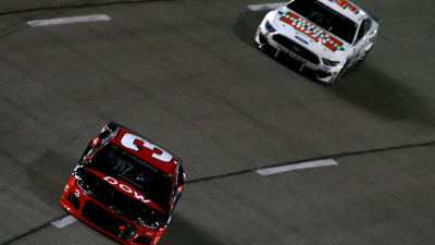 RICHMOND, VIRGINIA - SEPTEMBER 12: Austin Dillon, driver of the #3 DOW NORKOOL Chevrolet, and Kevin Harvick, driver of the #4 Hunt Brothers Pizza Ford, race during the NASCAR Cup Series Federated Auto Parts 400 at Richmond Raceway on September 12, 2020 in Richmond, Virginia. (Photo by Sean Gardner/Getty Images) | Getty Images