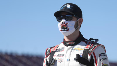 TALLADEGA, ALABAMA - OCTOBER 03: Anthony Alfredo, driver of the #21 Ceco Building Systems Chevrolet, walks the grid prior to the NASCAR Xfinity Series Ag-Pro 300 at Talladega Superspeedway on October 03, 2020 in Talladega, Alabama. (Photo by Chris Graythen/Getty Images) | Getty Images