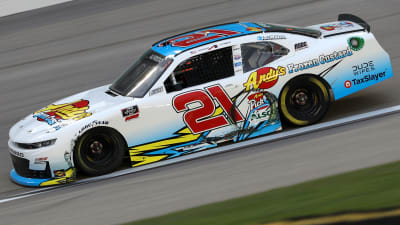 KANSAS CITY, KANSAS - OCTOBER 17: Anthony Alfredo, driver of the #21 Andy's Frozen Custard Chevrolet, drives during the NASCAR Xfinity Series Kansas Lottery 300 at Kansas Speedway on October 17, 2020 in Kansas City, Kansas. (Photo by Chris Graythen/Getty Images) | Getty Images