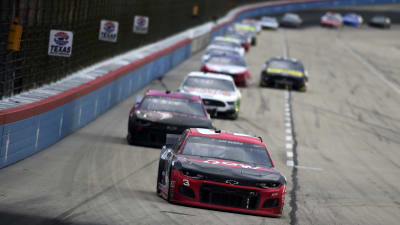 FORT WORTH, TEXAS - OCTOBER 28: Austin Dillon, driver of the #3 DOW Sullair Chevrolet, leads the field during the NASCAR Cup Series Autotrader EchoPark Automotive 500 at Texas Motor Speedway on October 28, 2020 in Fort Worth, Texas. (Photo by Jared C. Tilton/Getty Images) | Getty Images