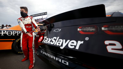 DAYTONA BEACH, FLORIDA - FEBRUARY 13: Myatt Snider, driver of the #2 TaxSlayer Chevrolet, waits on the grid prior to the NASCAR Xfinity Series Beef. It's What's For Dinner. 300 at Daytona International Speedway on February 13, 2021 in Daytona Beach, Florida. (Photo by Chris Graythen/Getty Images) | Getty Images