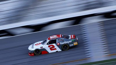 DAYTONA BEACH, FLORIDA - FEBRUARY 20: Myatt Snider, driver of the #2 TaxSlayer Chevrolet, drives during the NASCAR Xfinity Super Start Batteries 188 At Daytona Presented by O'Reilly at Daytona International Speedway on February 20, 2021 in Daytona Beach, Florida. (Photo by Chris Graythen/Getty Images) | Getty Images