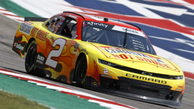AUSTIN, TEXAS - MAY 21: Myatt Snider, driver of the #2 Louisiana Hot Sauce Chevrolet, drives during practice for the NASCAR Xfinity Series Pit Boss 250 at Circuit of The Americas on May 21, 2021 in Austin, Texas. (Photo by Chris Graythen/Getty Images) | Getty Images