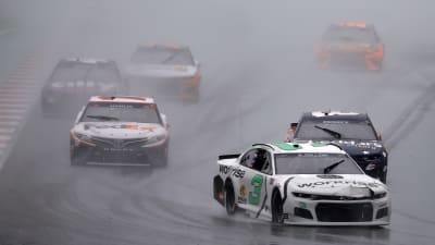 AUSTIN, TEXAS - MAY 23: Austin Dillon, driver of the #3 Workrise Chevrolet, leads the field during the NASCAR Cup Series EchoPark Texas Grand Prix at Circuit of The Americas on May 23, 2021 in Austin, Texas. (Photo by Chris Graythen/Getty Images) | Getty Images