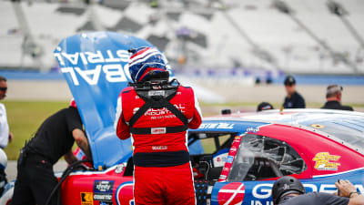 June 29, 2024: NASCAR races at the Nashville SuperSpeedway in Lebanon, Tennessee. (HHP/Chris Owens)
