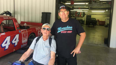 'It's just nuts and bolts.' and 'You have to get out there amongst the people.' - Maurice Petty, father of Timmy Petty, engine tuner at ECR.