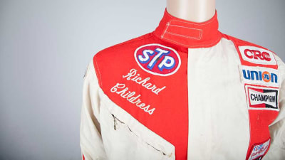 Today’s NASCAR driver can often times have up to 10 firesuits per season – but when Childress was a driver, he only had one.