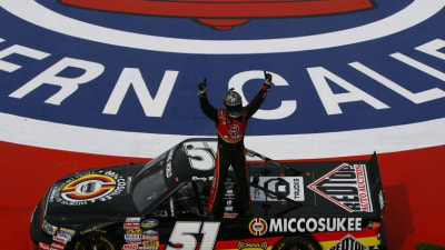 43. NASCAR Craftsman Truck Series at Auto Club Speedway Date: Feb. 21, 2009Win in Craftsman Truck Series: 10