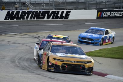 MARTINSVILLE, VIRGINIA - JUNE 10: Tyler Reddick, driver of the #8 Cat Fleet Monitoring Chevrolet, leads a pack of cars during the NASCAR Cup Series Blue-Emu Maximum Pain Relief 500 at Martinsville Speedway on June 10, 2020 in Martinsville, Virginia. (Photo by Jared C. Tilton/Getty Images) | Getty Images