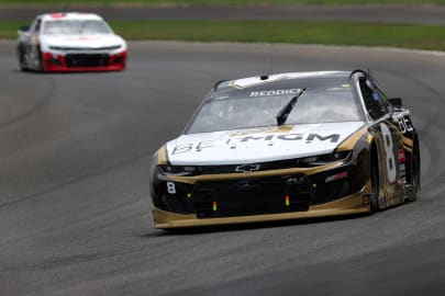 INDIANAPOLIS, INDIANA - AUGUST 15: Tyler Reddick, driver of the #8 BetMGM Chevrolet, drives during the NASCAR Cup Series Verizon 200 at the Brickyard at Indianapolis Motor Speedway on August 15, 2021 in Indianapolis, Indiana. (Photo by Stacy Revere/Getty Images) | Getty Images