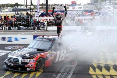 104. NASCAR Craftsman Truck Series at New Hampshire Motor Speedway Date: Sept. 24, 2011Win in Craftsman Truck Series: 30