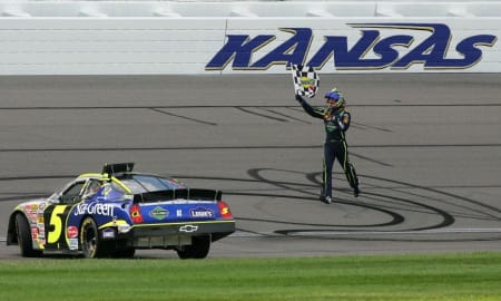 18. NASCAR Xfinity Series at Kansas Speedway Date: Sept. 29, 2007Win in Xfinity Series: 10