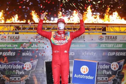 213. NASCAR Cup Series at Texas Motor Speedway Date: Oct. 25, 2020Win in NASCAR Cup Series: 57