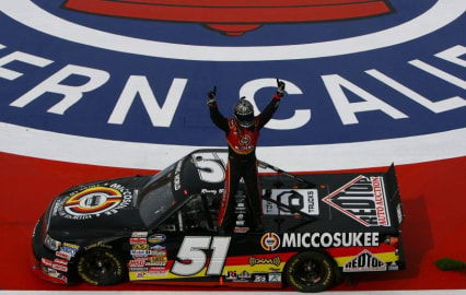 43. NASCAR Craftsman Truck Series at Auto Club Speedway Date: Feb. 21, 2009Win in Craftsman Truck Series: 10