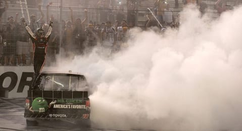 76. NASCAR Craftsman Truck Series at Bristol Motor Speedway Date: Aug. 18, 2010Win in Craftsman Truck Series: 19