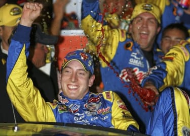 9. NASCAR Cup Series at Auto Club Speedway Date: Sept. 4, 2005Win in NASCAR Cup Series: 1