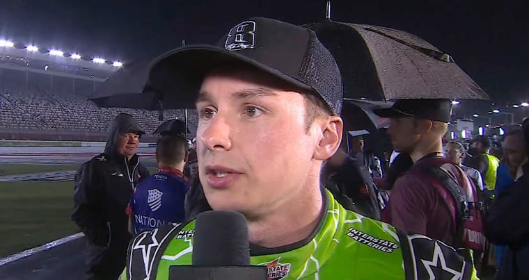 Christopher Bell reacts to runner-up finish at Charlotte