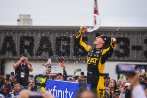 April 20, 2024: NASCAR races at the Talladega Superspeedway in Talladega, Alabama. (HHP/Chris Owens)