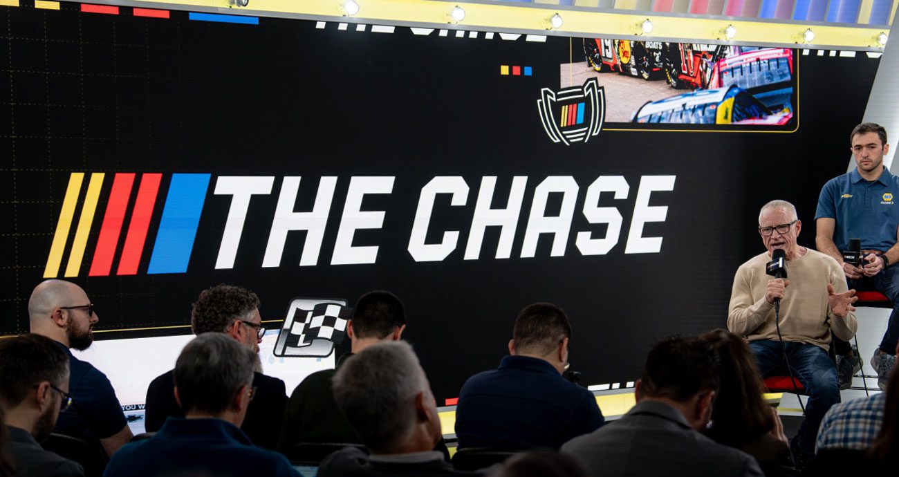 A view of The Chase announcement.