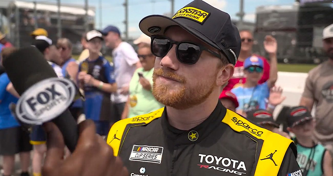 Five for 45! Tyler Reddick wins rousing overtime shootout at Kansas