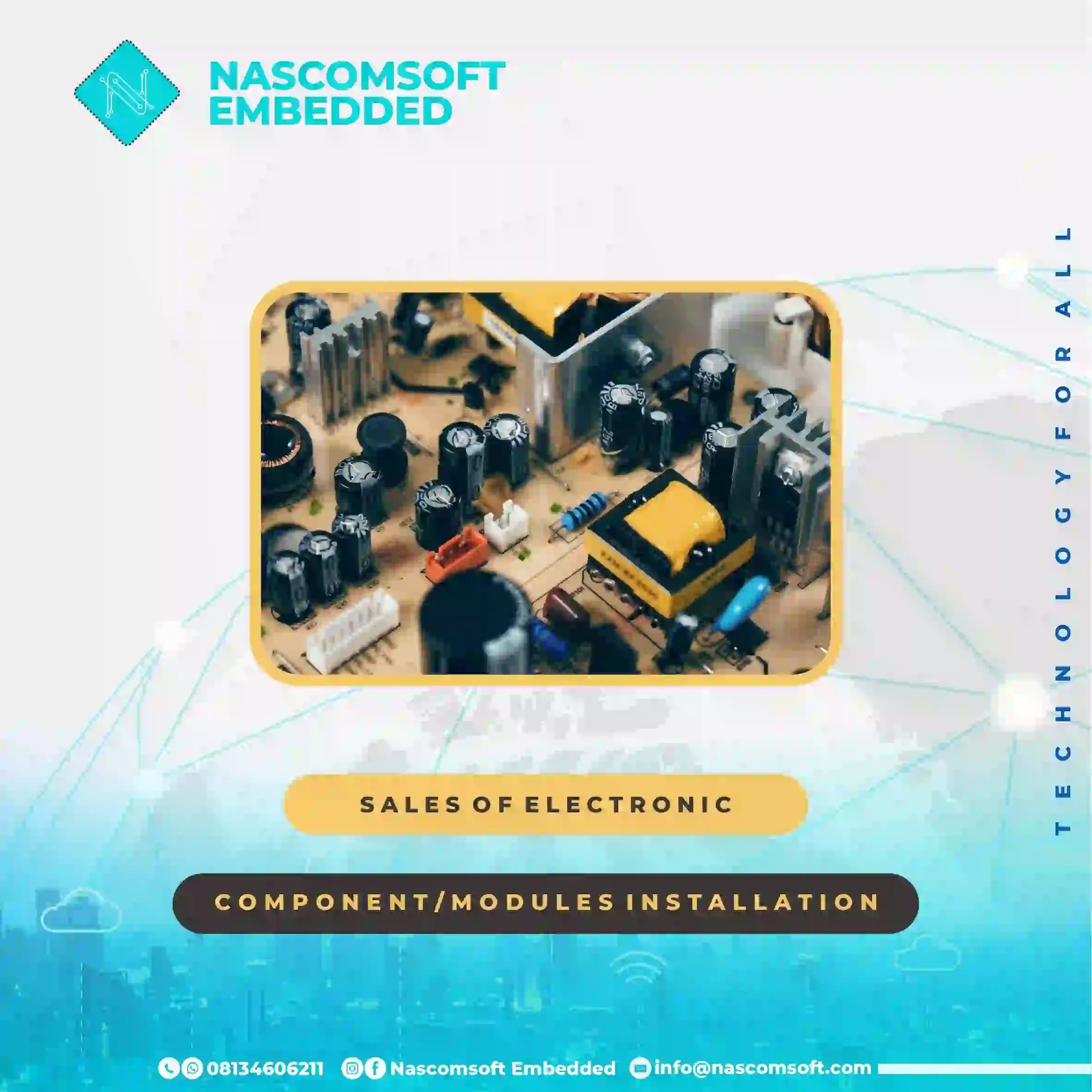 Illustration SALES OF ELECTRONIC COMPONENTS/MODULES Image