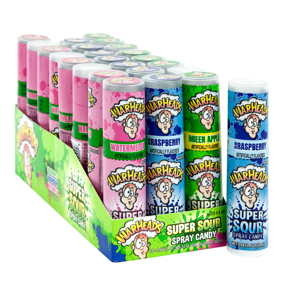 WARHEADS SUPER SOUR SPRAY CANDY