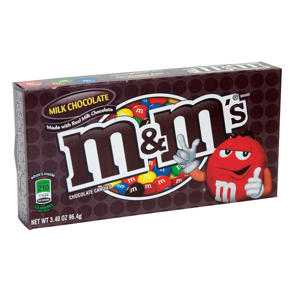 M&M's Plain Milk Chocolate Theater Box – Mom's Sweet Shop