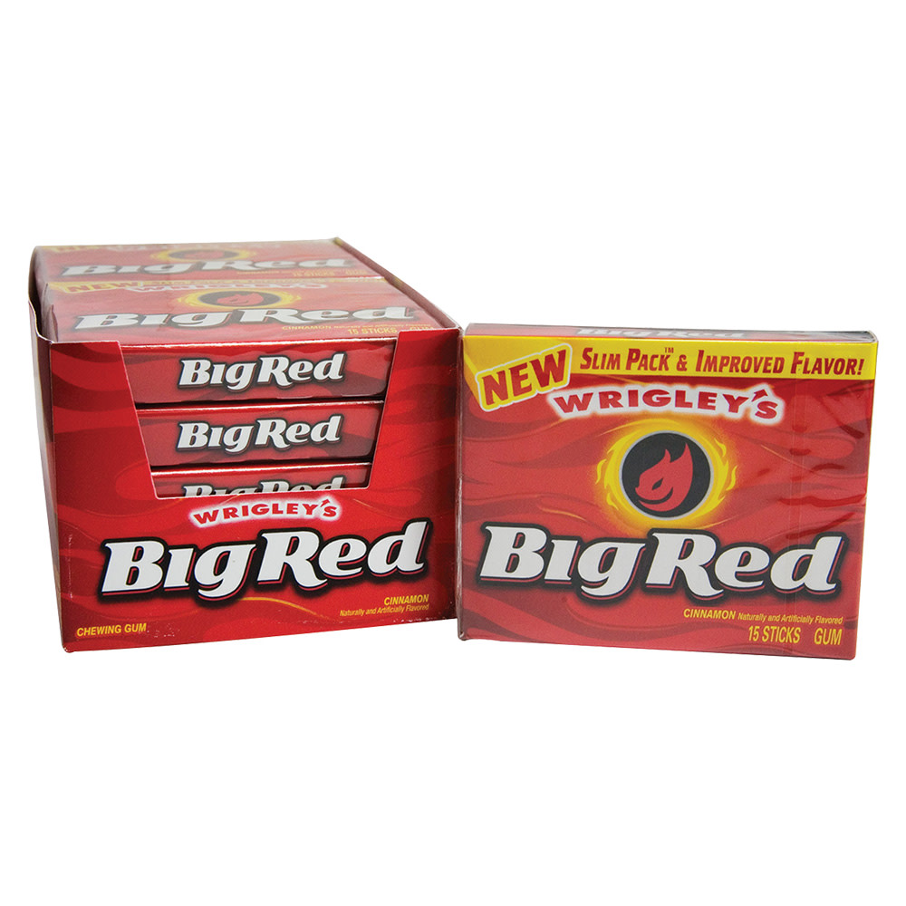 Beskrivende Celsius Flere Big Red Slim Pack Gum | Nassau Candy