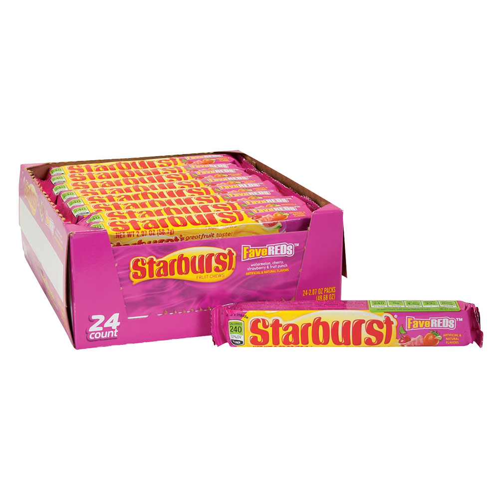 Starburst Fave Reds 2.07 Oz | Nassau Candy