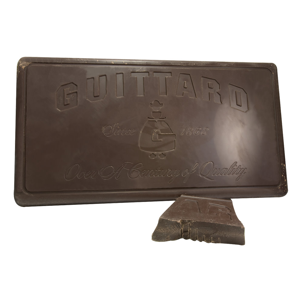 Guittard French Vanilla Dark Chocolate Block Nassau Candy