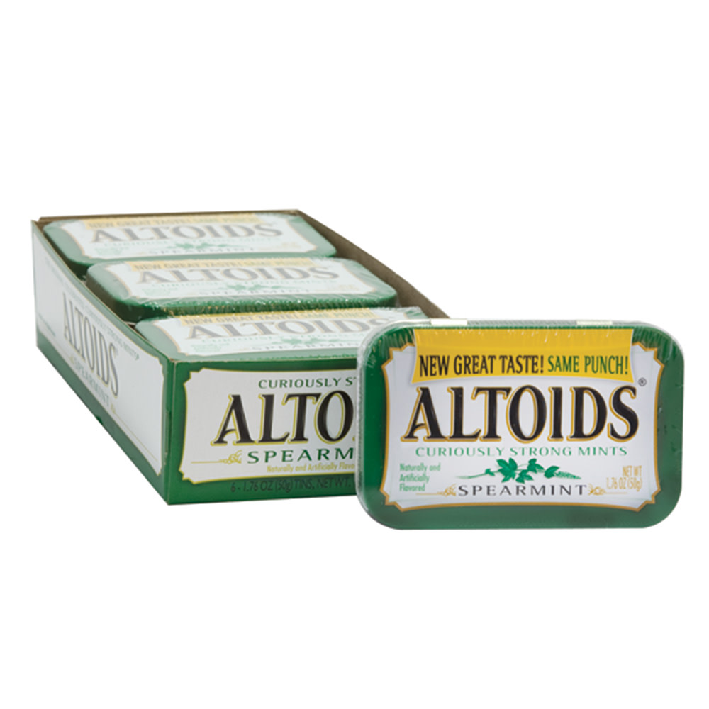 Altoids Spearmint Mints 1.76 Oz Tin | Nassau Candy