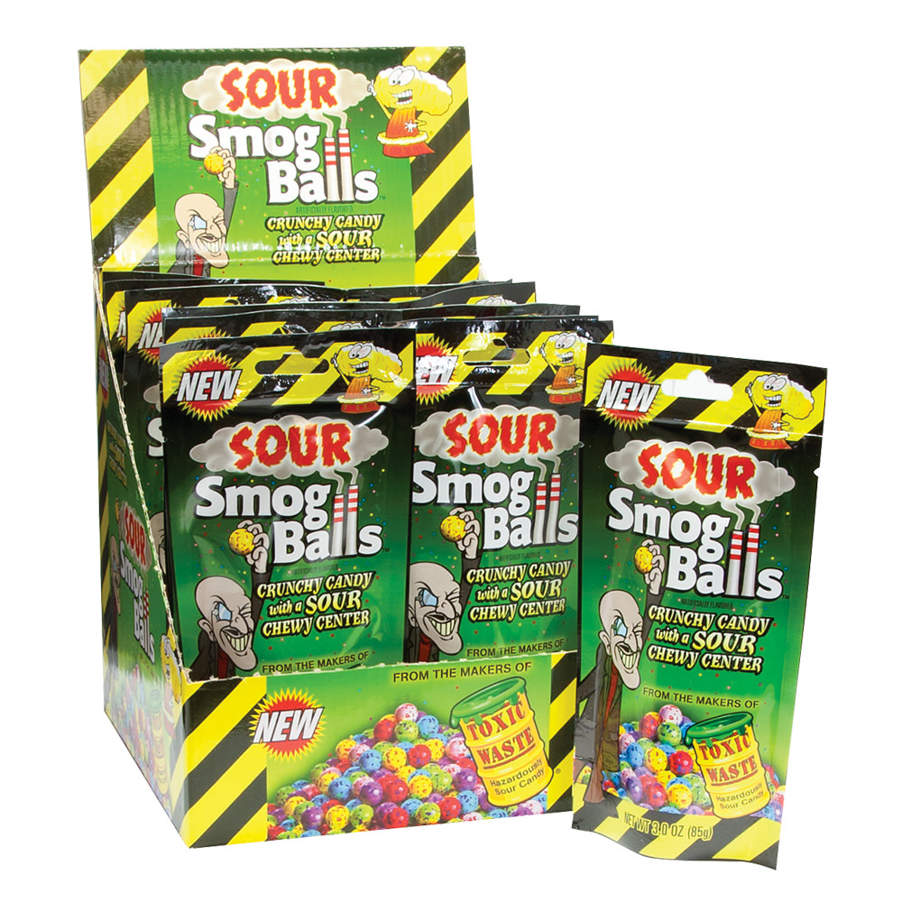 Toxic Waste Smog Balls Sour Candy - Buy Wholesale - CB Distributors