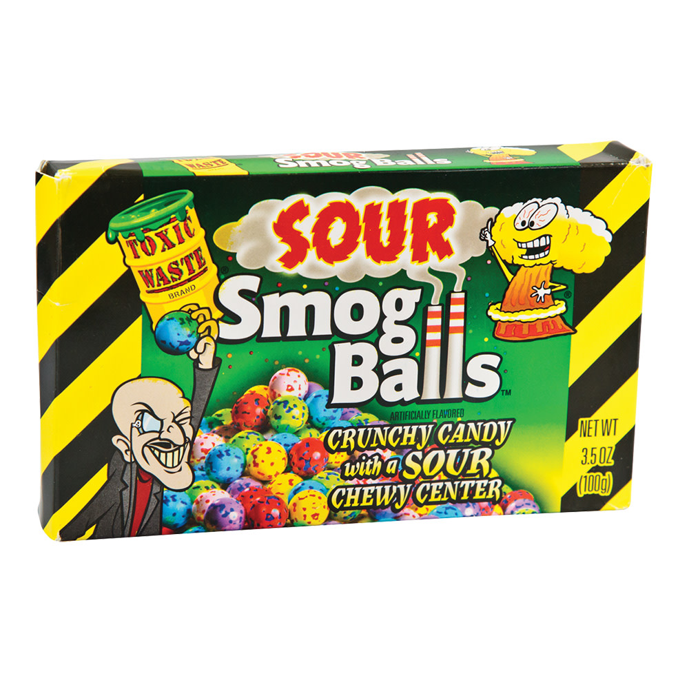 Toxic Waste Sour Worms Theater Box - 3oz