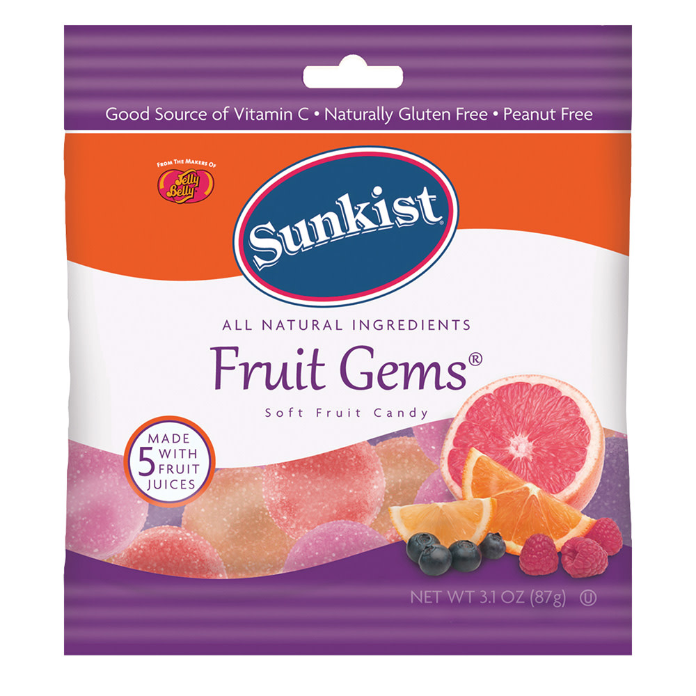 sunkist fruit gems original flavors