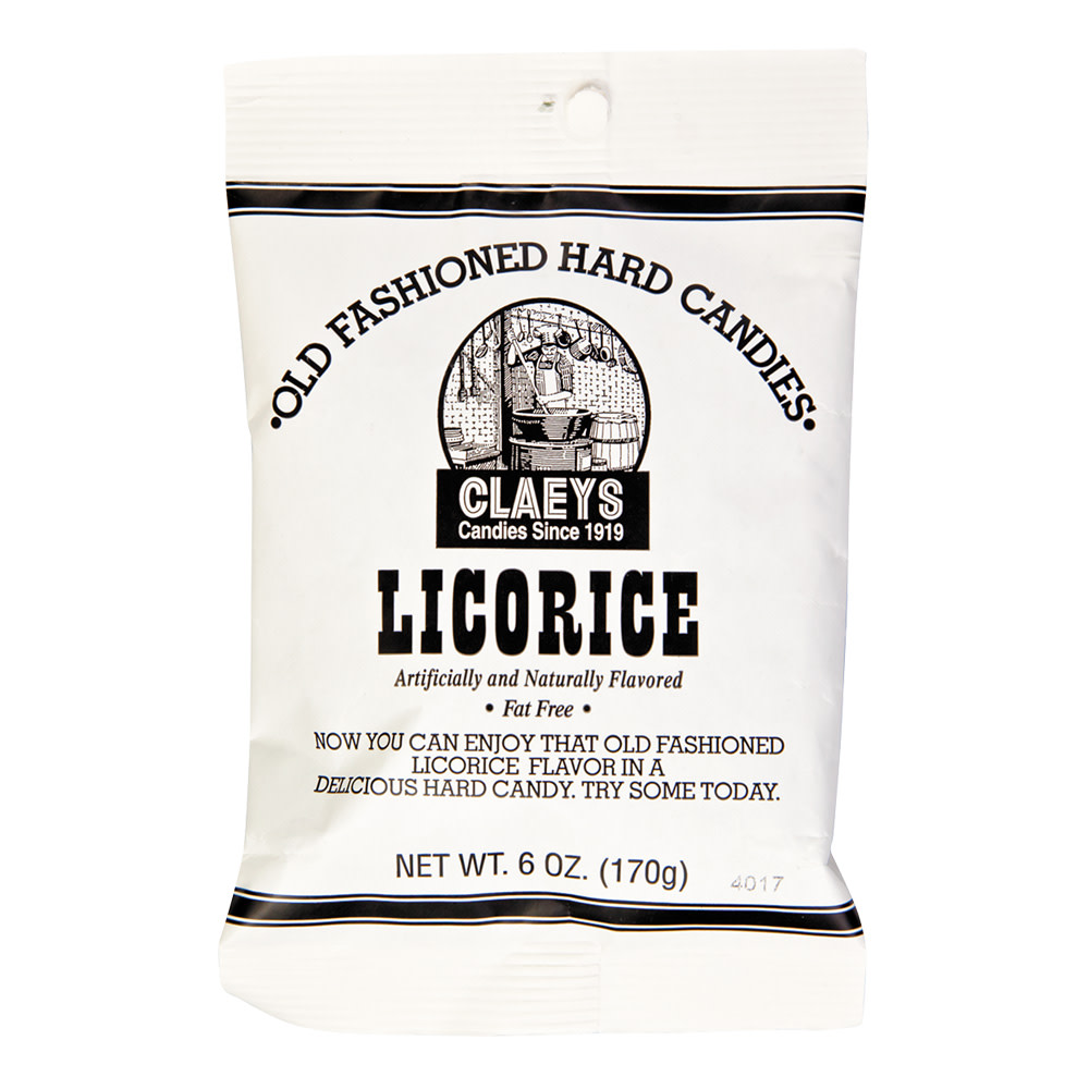 Claey's Licorice Drops 6 Oz Bag Nassau Candy
