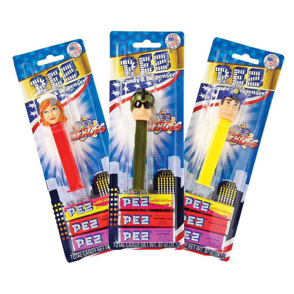 PEZ HEROES ASSORTMENT BLISTER PACK 0.87 OZ