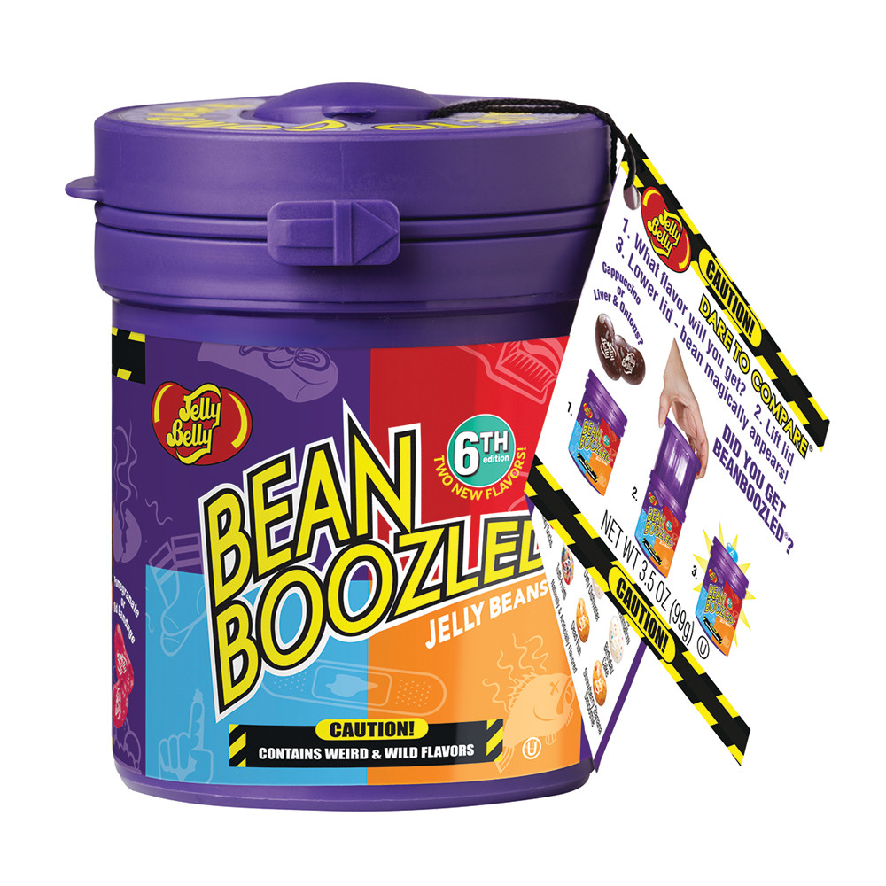 JELLY BELLY BEANBOOZLED JELLY BEANS MYSTERY BEAN DISPENSER 3.5 OZ