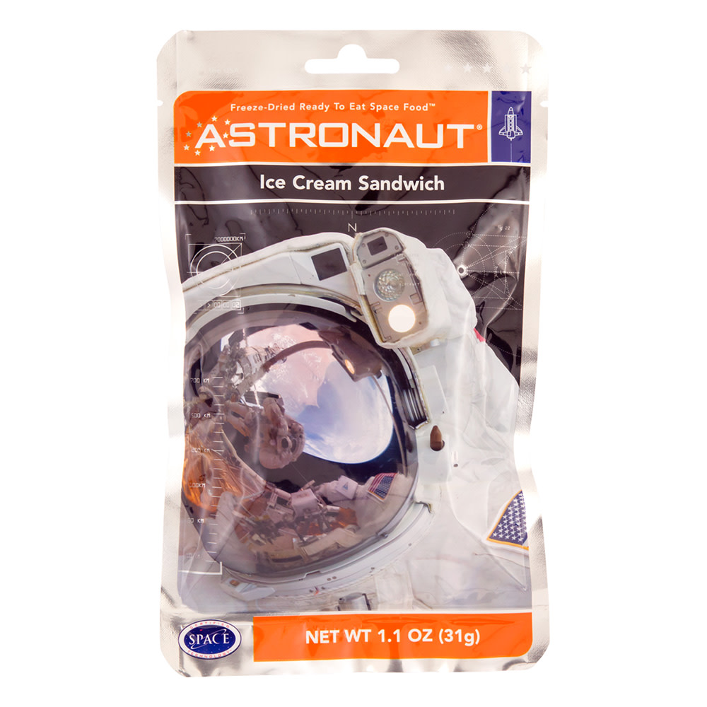 Astronaut Ice Cream: Freeze-dried ready-to-eat space food