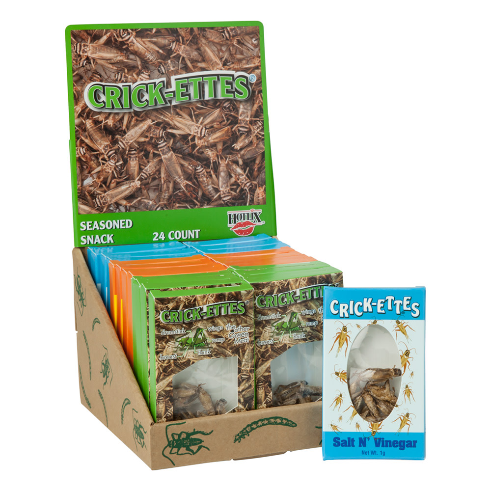 CrickEttes Real Crickets Seasoned Snack Assorted Nassau Candy