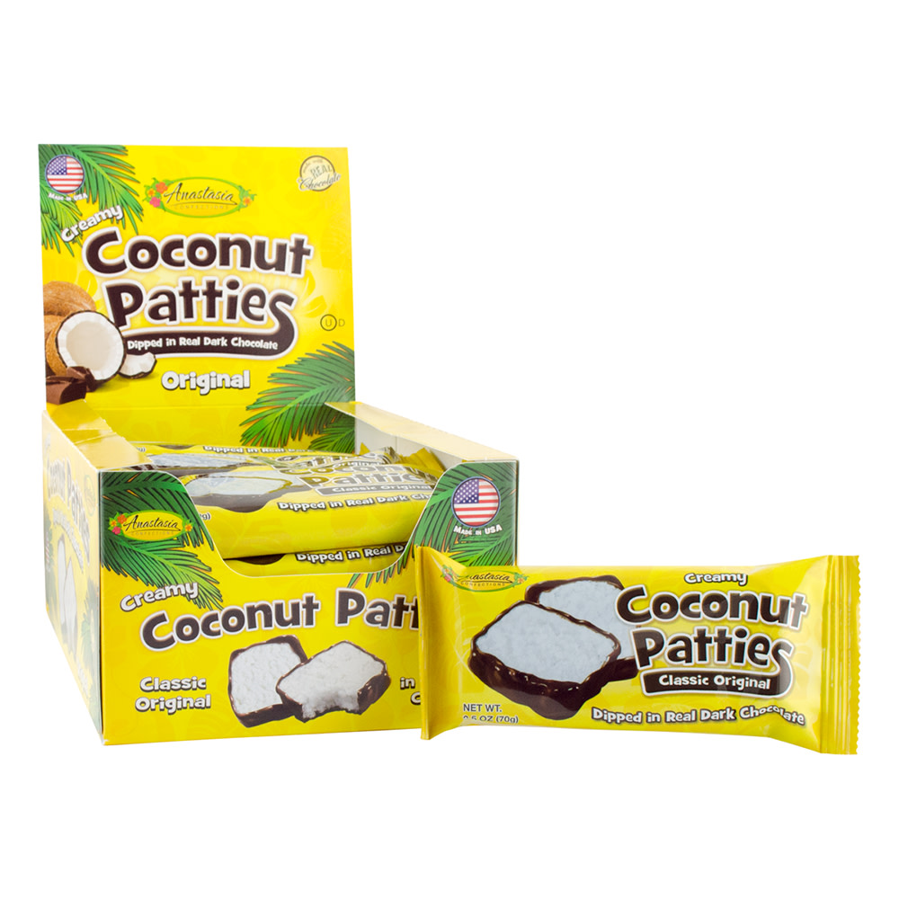 Anastasia Original Coconut Patties 2 Pc | Nassau Candy